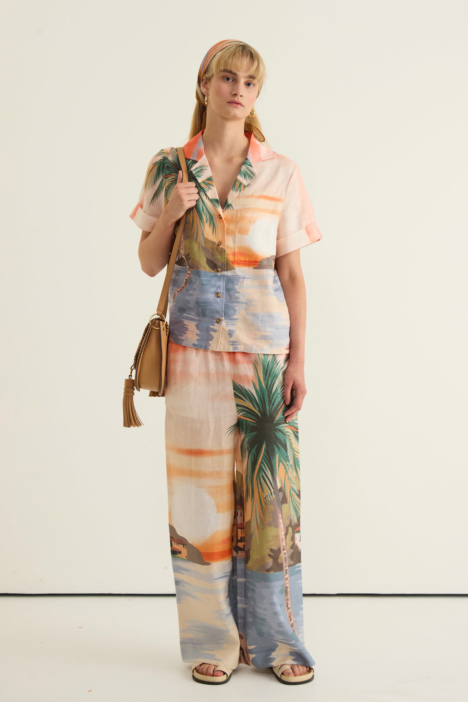 COOL TROPICS WIDE LEG PANT
