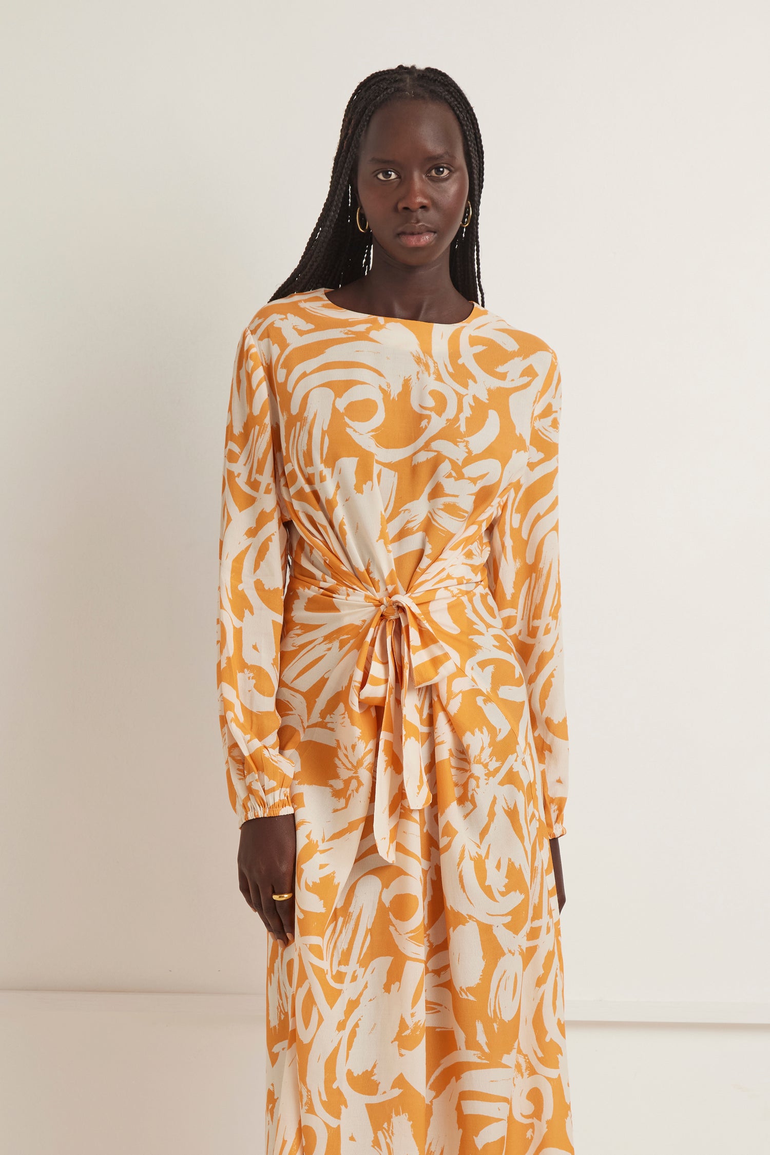 ELLA ABSRACT DRESS