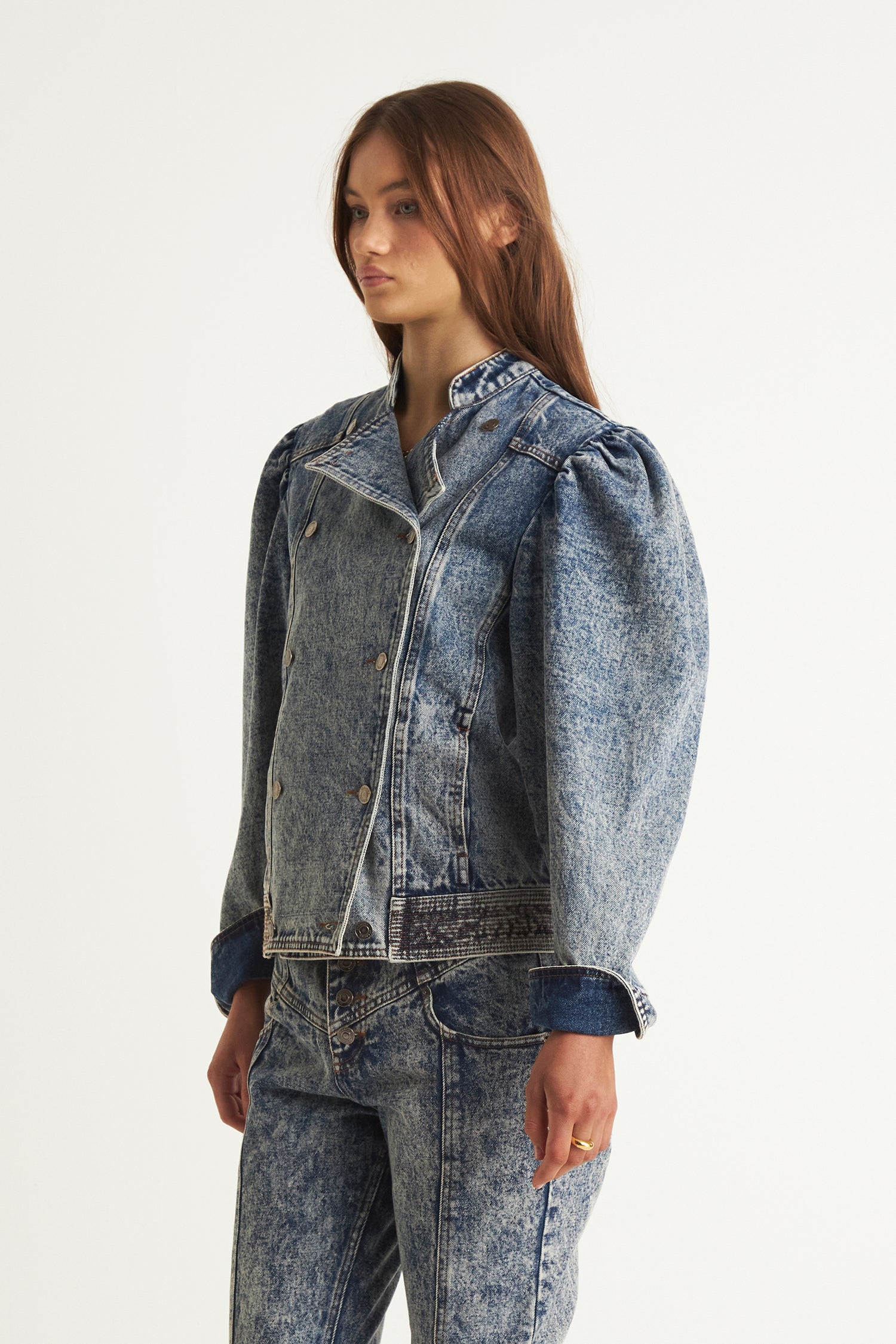 ALORA DENIM JACKET (Blue)