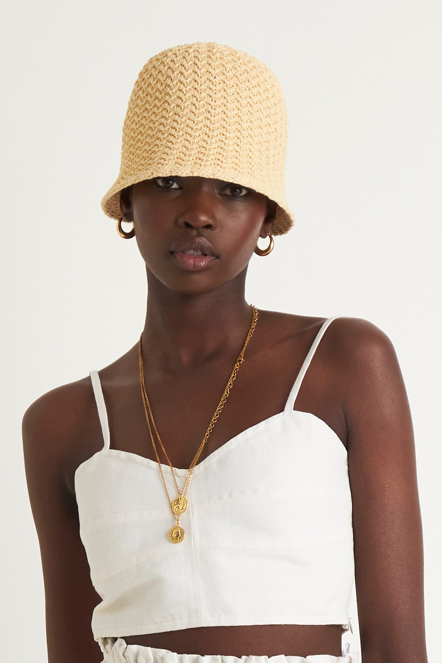 BETTY BUCKET HAT (CREME)