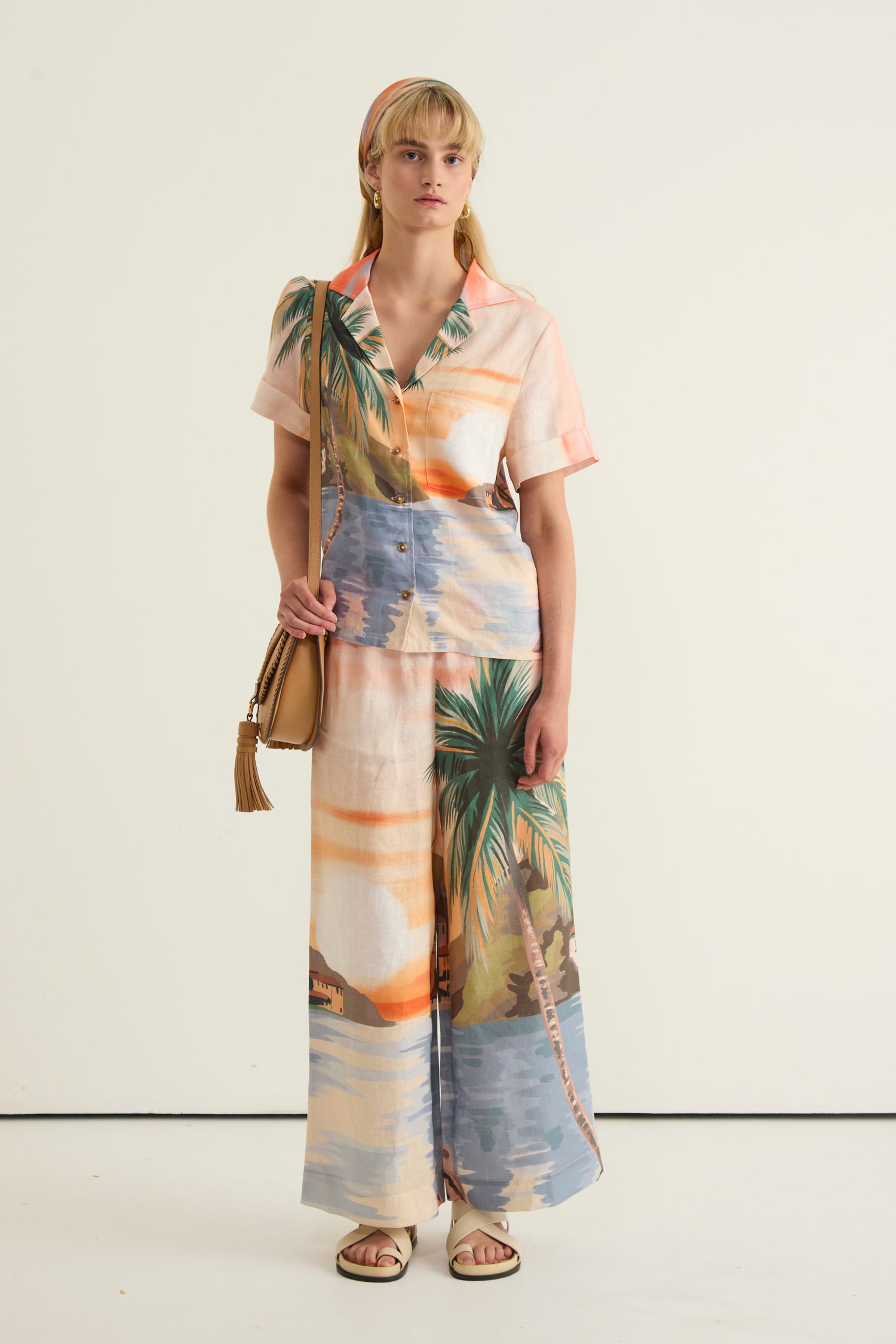 COOL TROPICS WIDE LEG PANT