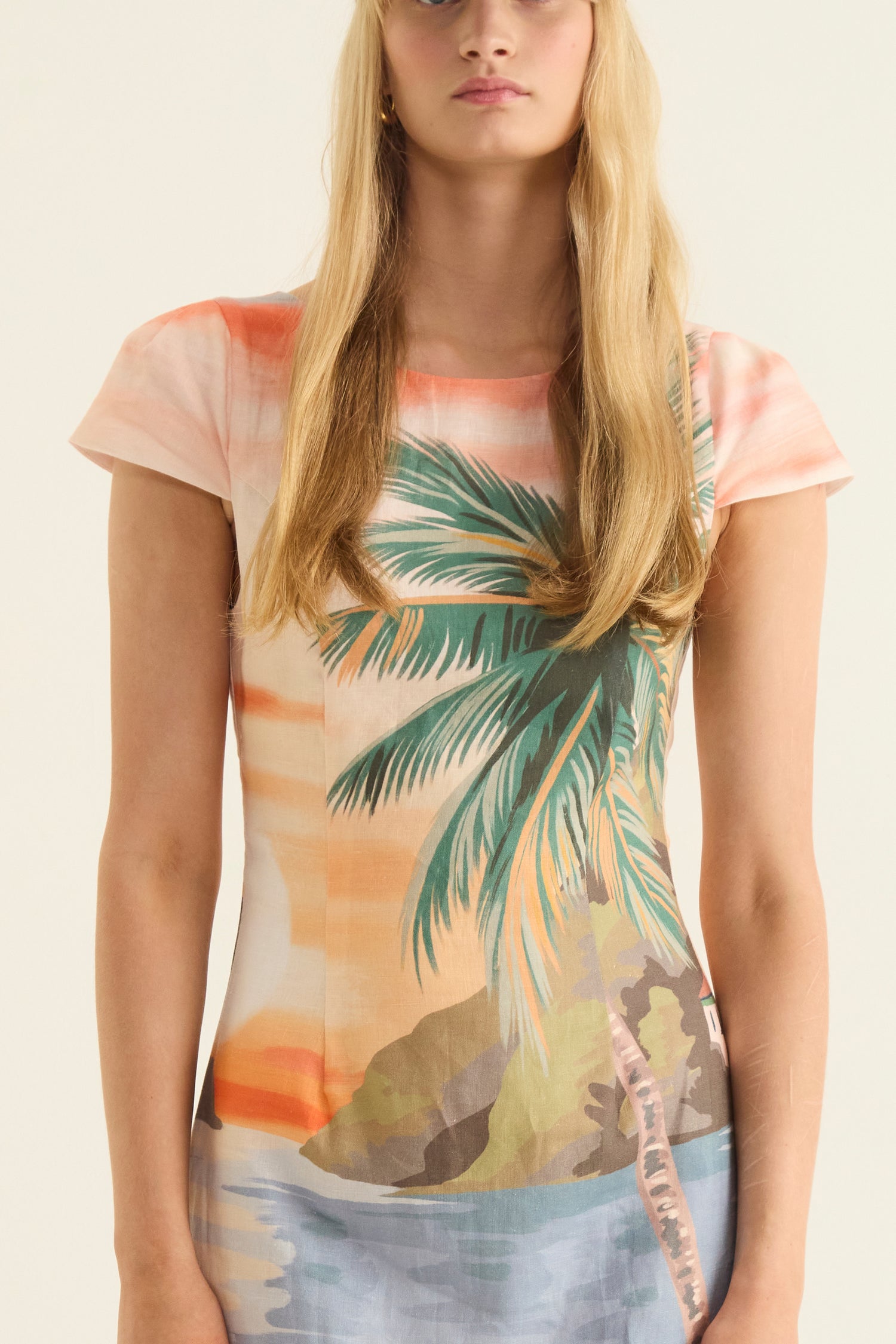 COOL TROPICS MINI DRESS