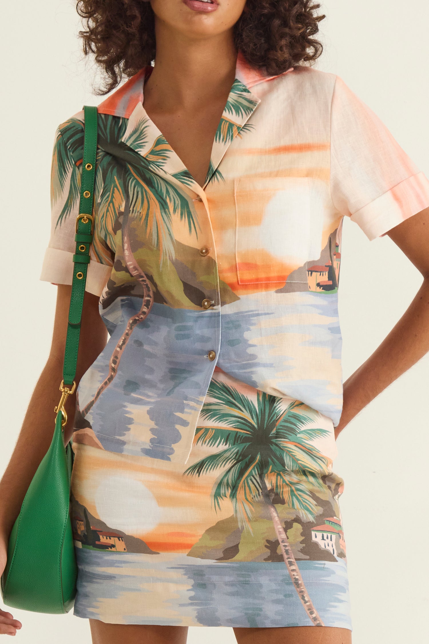 COOL TROPIC MINI SKIRT