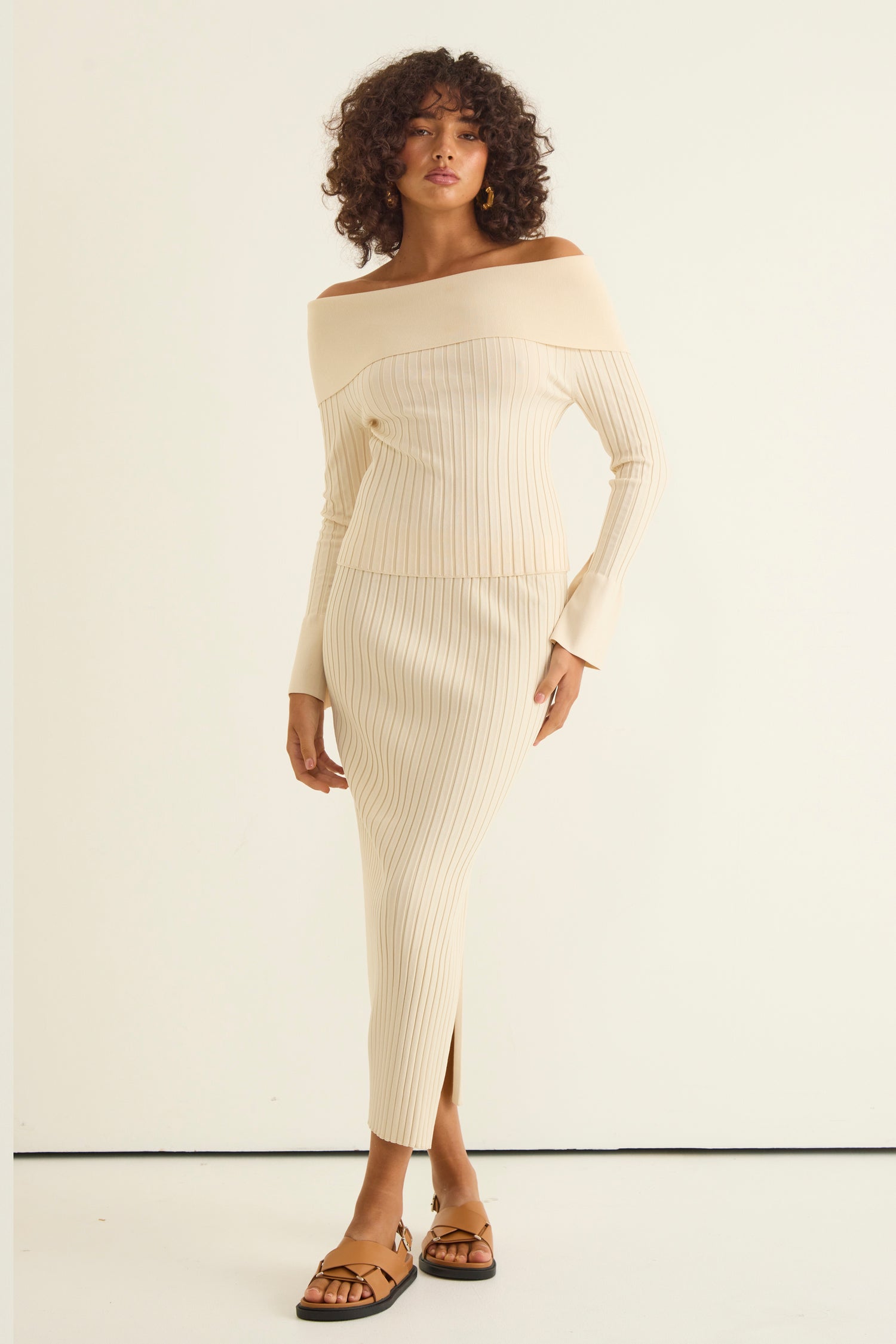 GRASSLANDS OFF THE SHOULDER TOP