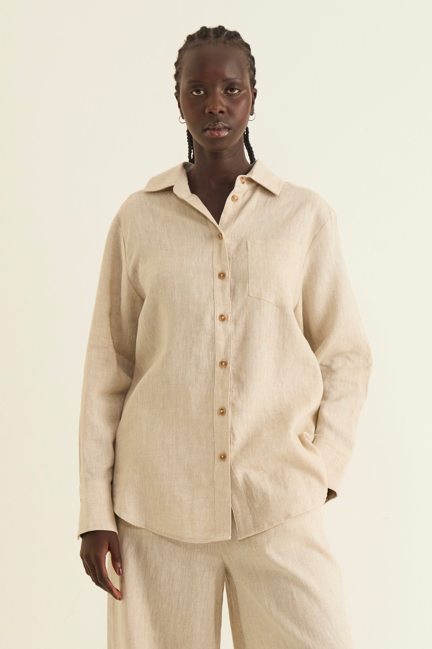 ELEMENTS L/S LINEN SHIRT