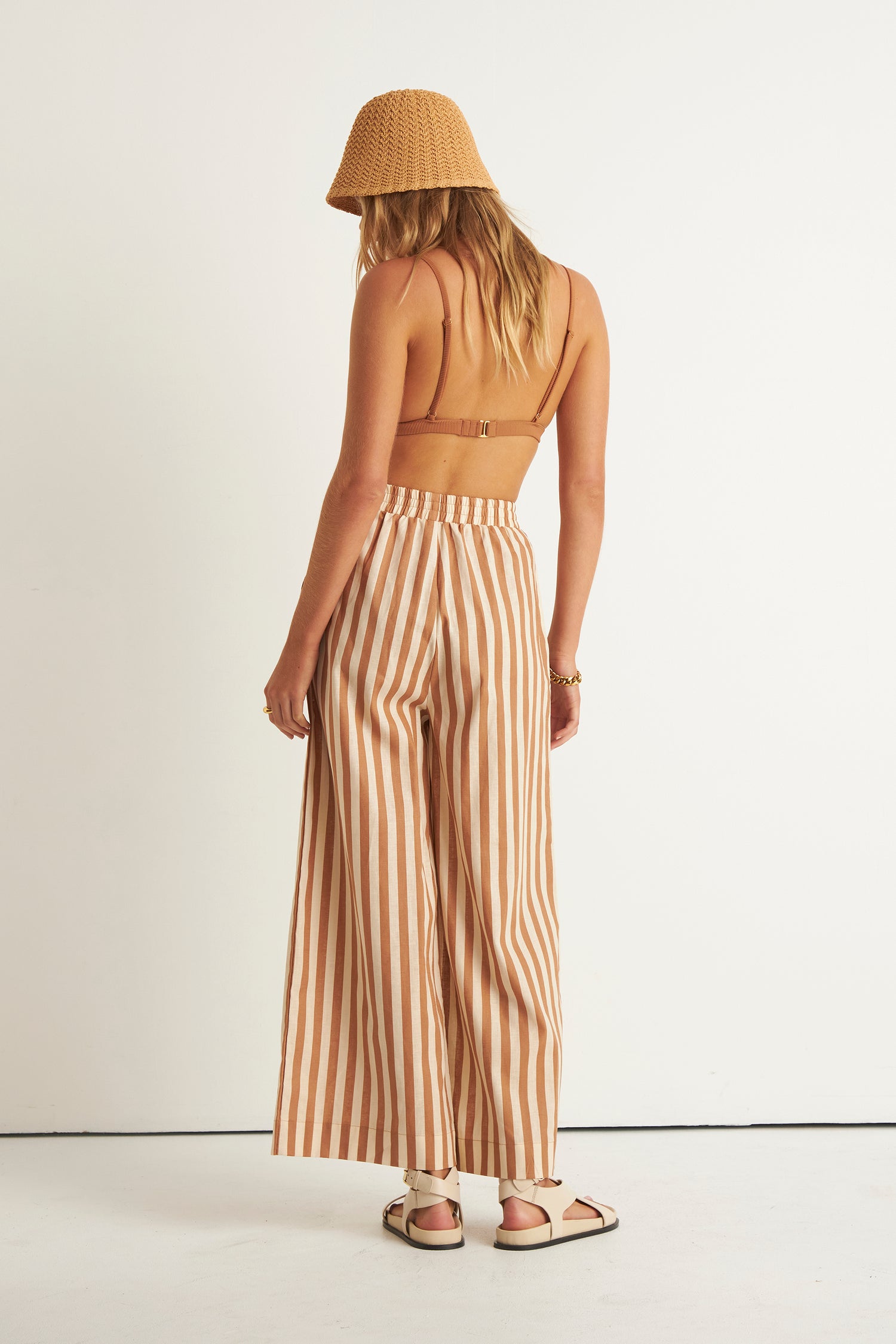 MAPLE WIDE LEG PANT (TAN)