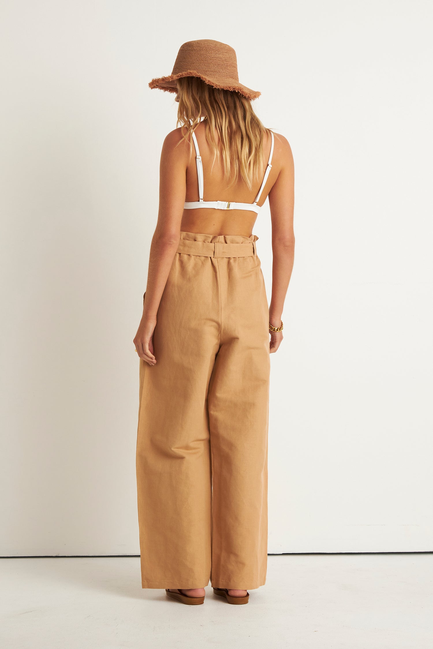 ISLAND PAPER BAG PANT (TAN)