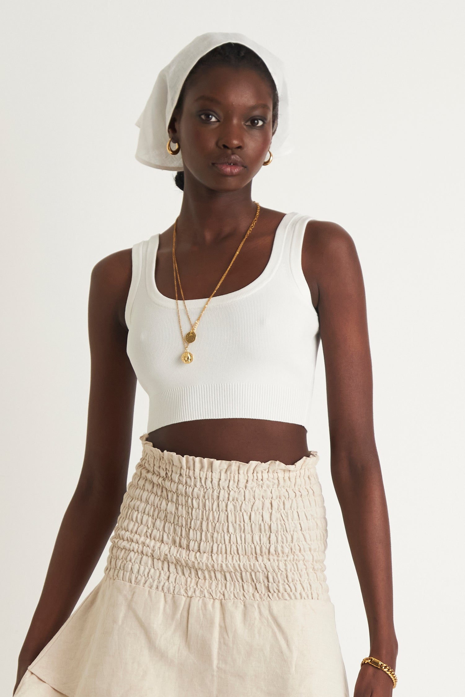 TERRA SCOOP CROP (WHITE)